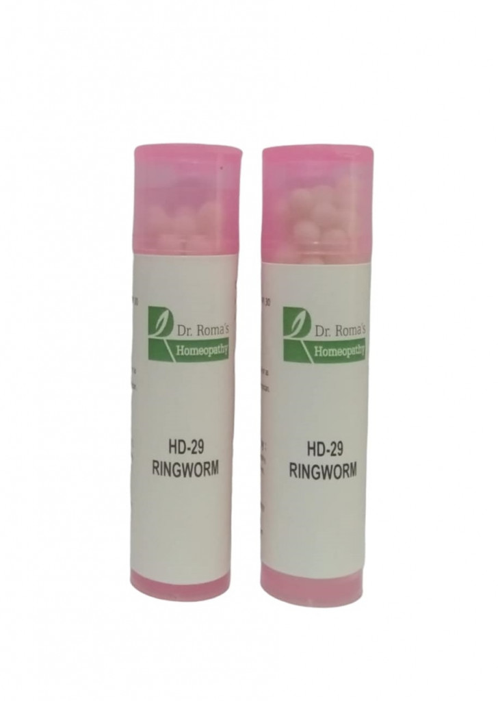 Dr Roma's Homeopathy HD-29 Ringworm (2 Bottles of 2 Dram)