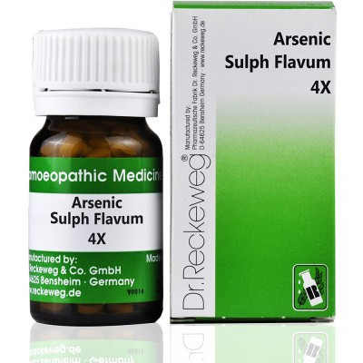 Dr. Reckeweg Arsenic Sulphuratum Flavum4X (20 gm)