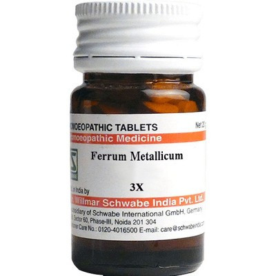 Willmar Schwabe India Ferrum Metallicum 3X (20 gm)