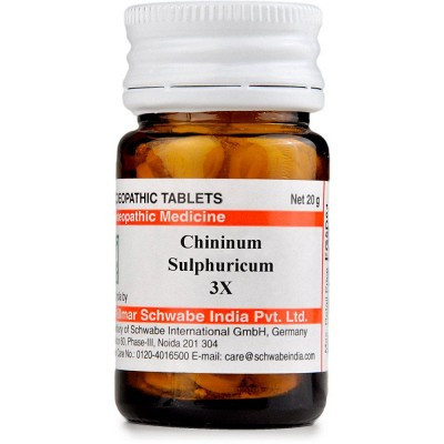 Willmar Schwabe India Chininum Sulphuricum 3X (20 gm)