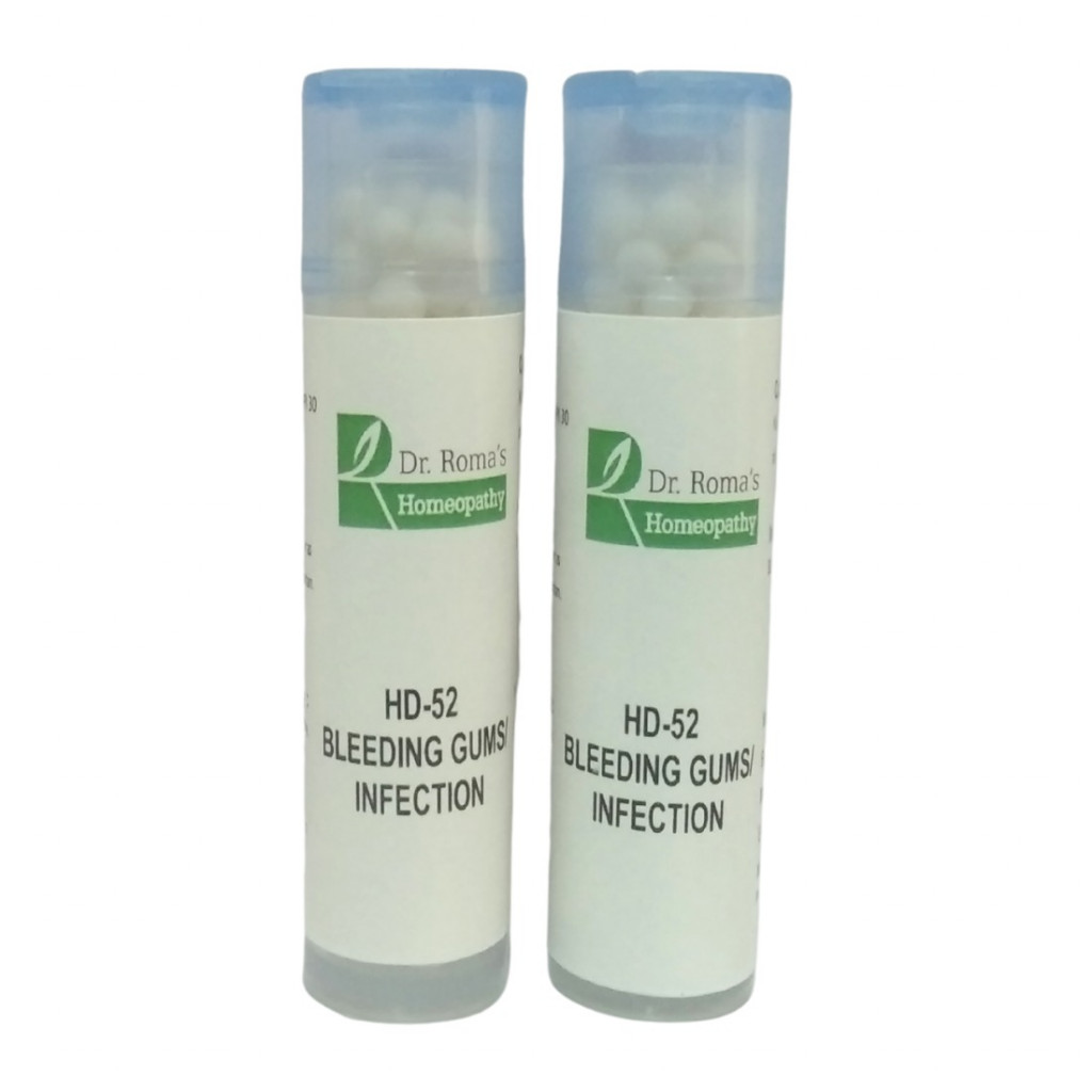  HD-52 Bleeding Gums / Infection (2 Bottles of 2 Dram)