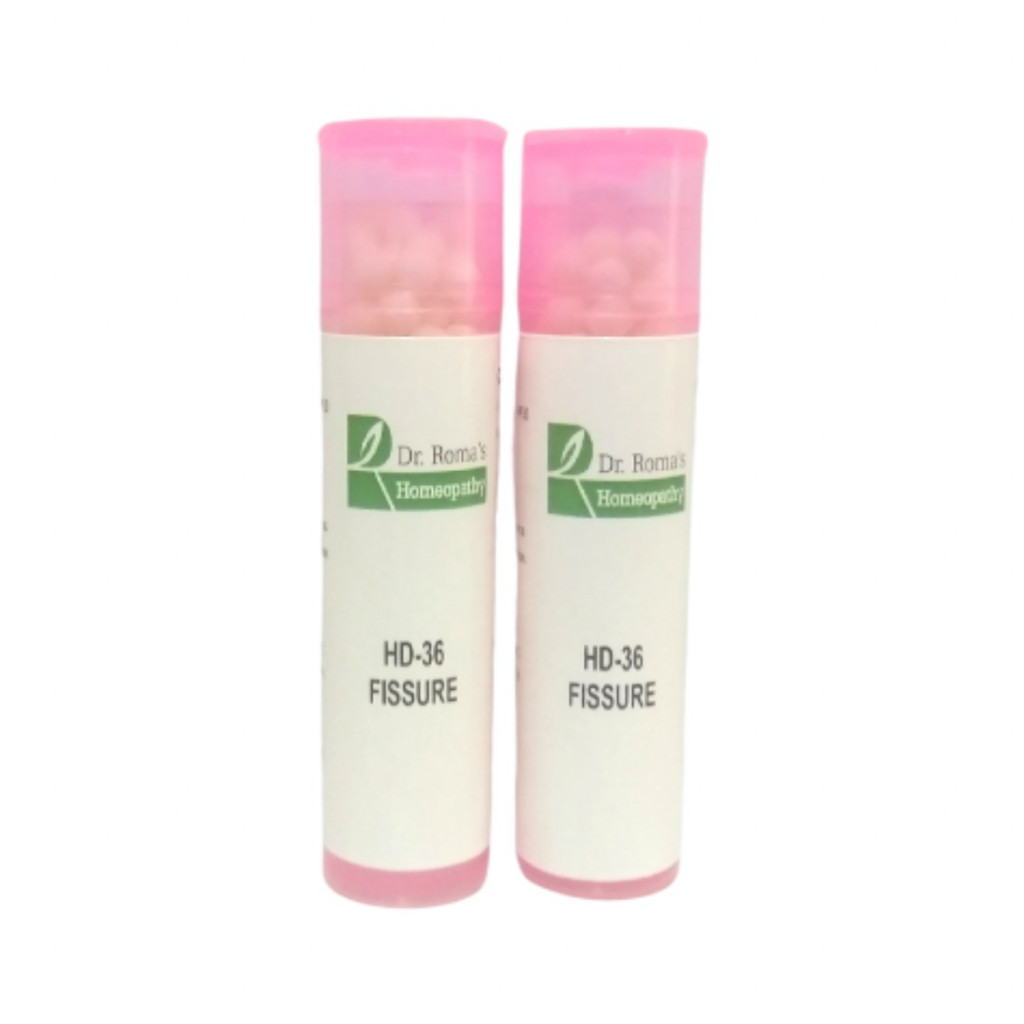 Dr Roma's Homeopathy HD-36 Fissure (2 Bottles of 2 Dram)