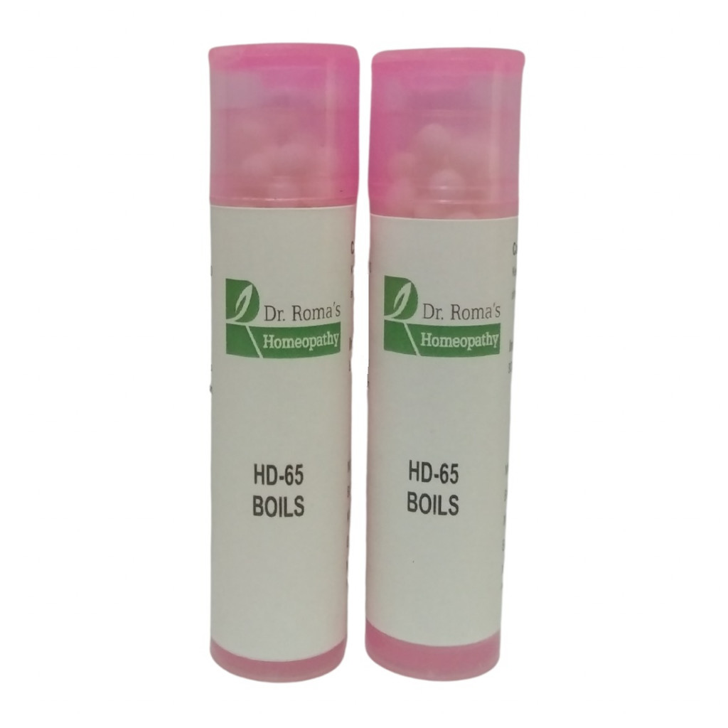 Dr Roma's Homeopathy HD-65 Boils (2 Bottles of 2 Dram)