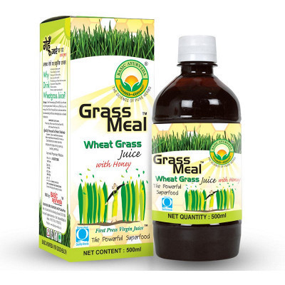 Basic Ayurveda Grass Meal (Wheat Grass) Juice With Honey (500 ml)