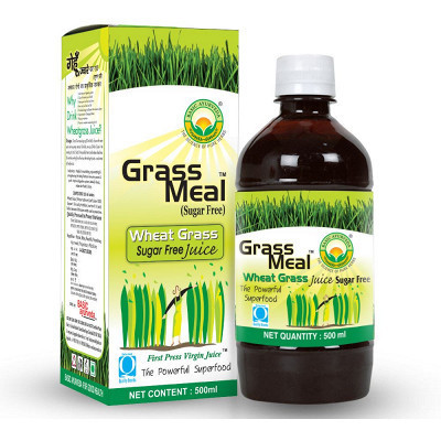 Basic Ayurveda Grass Meal (Wheat Grass) Juice Sugar Free (500 ml)